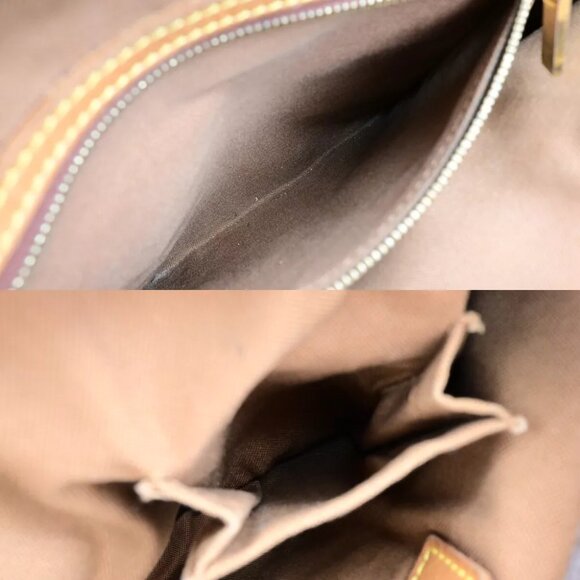 LOUIS VUITTON Cabas Piano Shoulder Bag Monogram Leather Brown M51148 39SH941 - Picture 10 of 16